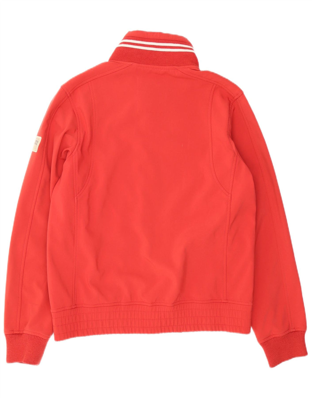 Think Pink Womens Bomber Jacket UK 16 Grande Poliéster Vermelho