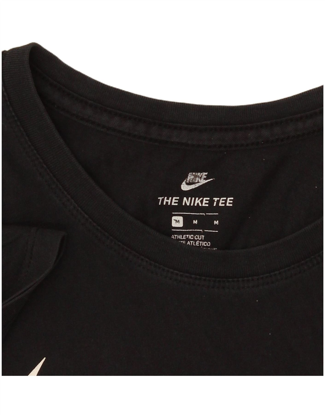Camiseta Nike Feminina Athletic Cut Graphic Top UK 14 Médio Preto