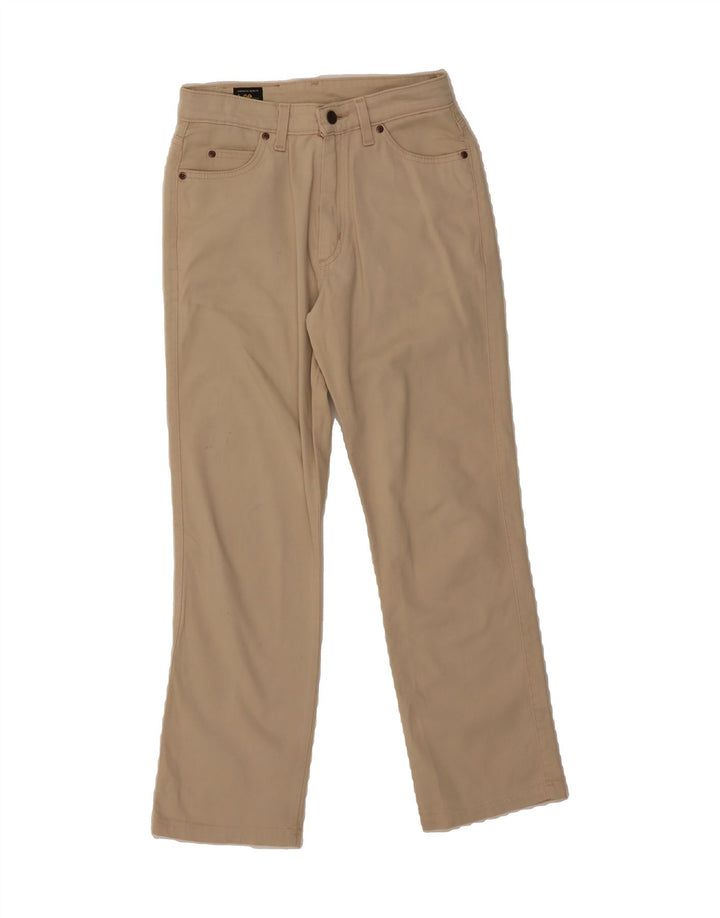 LEE Mens Straight Casual Trousers W31 L28 Beige Cotton Vintage Lee and Second-Hand Lee from Messina Hembry 