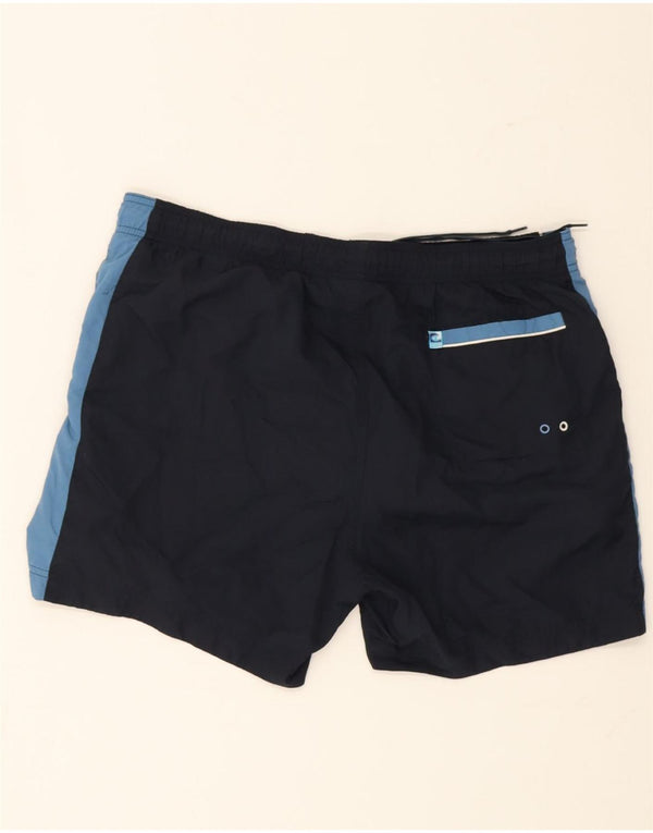 Shorts de natação masculino Champion 2XL azul marinho poliamida colorblock