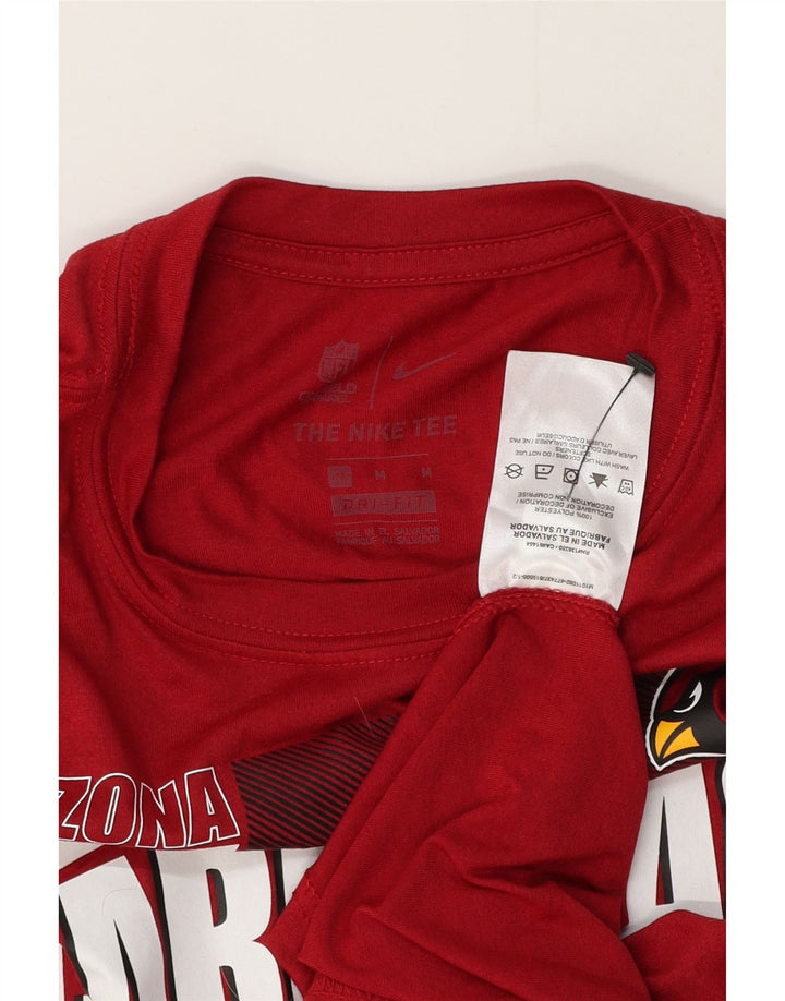 Top gráfico masculino Nike Arizona Cardinals manga comprida poliéster vermelho médio