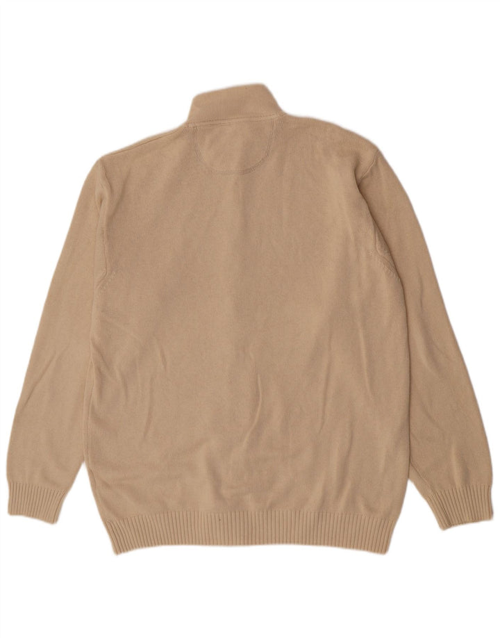 Suéter cardigã masculino Gant 2XL algodão bege
