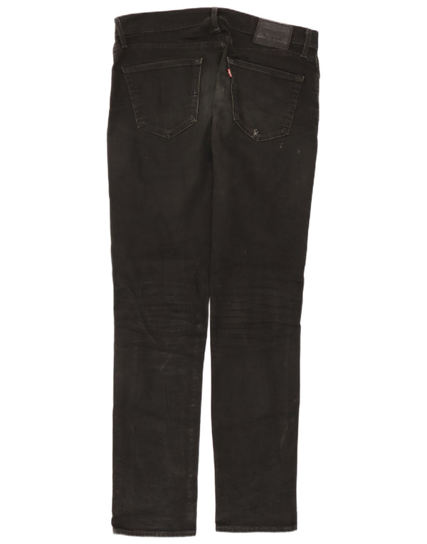 Levi's Mens Jeans Slim W34 L34 Algodão Preto