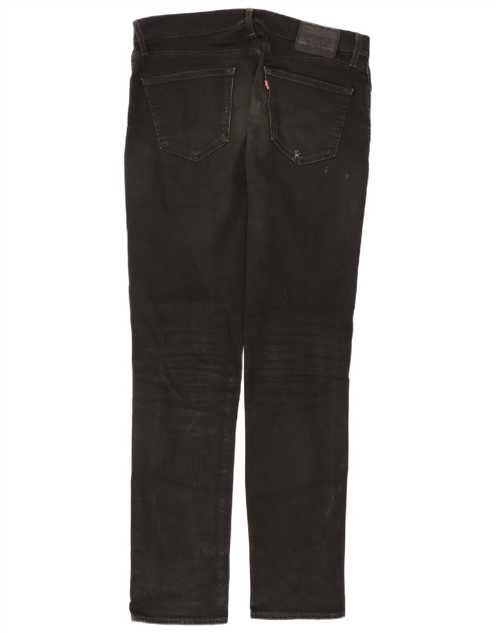 Levi's Mens Jeans Slim W34 L34 Algodão Preto