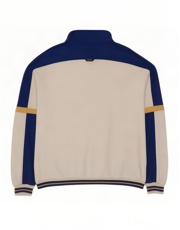 AUSTRALIAN L'ALPINA Jaqueta masculina de agasalho IT 54 XL branco colorblock