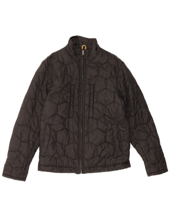 Colete acolchoado masculino Timberland UK 38 médio preto nylon