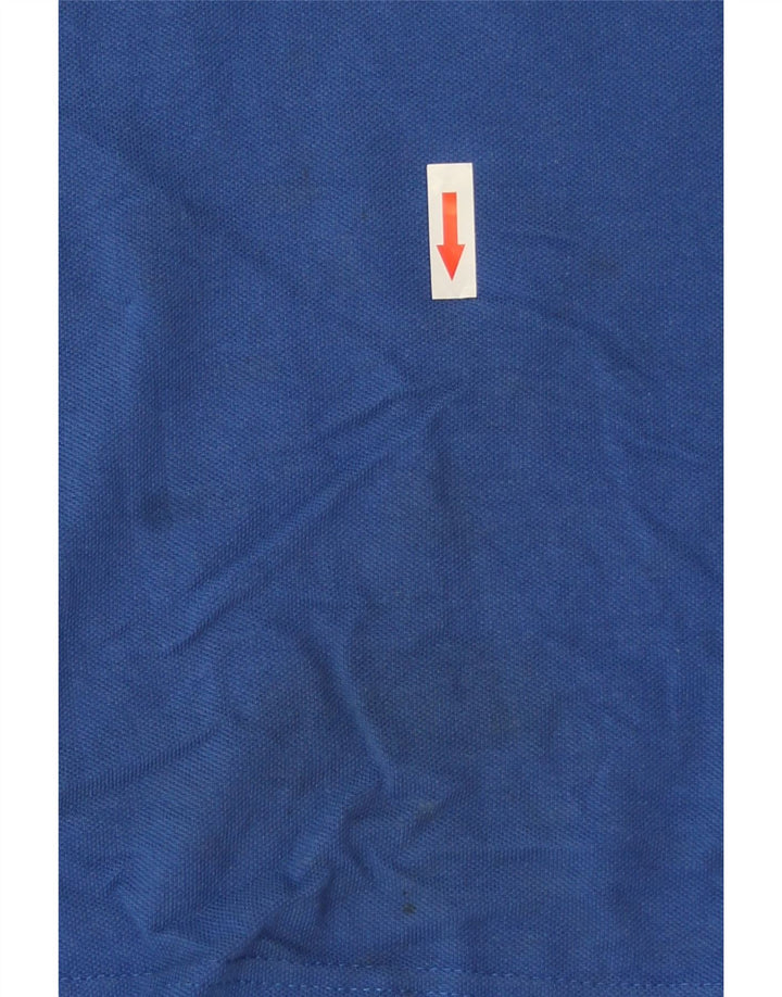 Camisa polo masculina Kappa azul médio