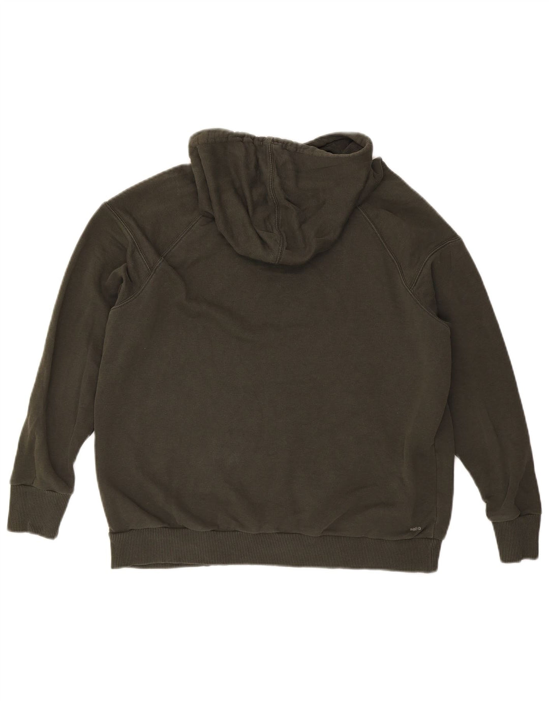 Suéter com capuz gráfico masculino REEBOK verde médio
