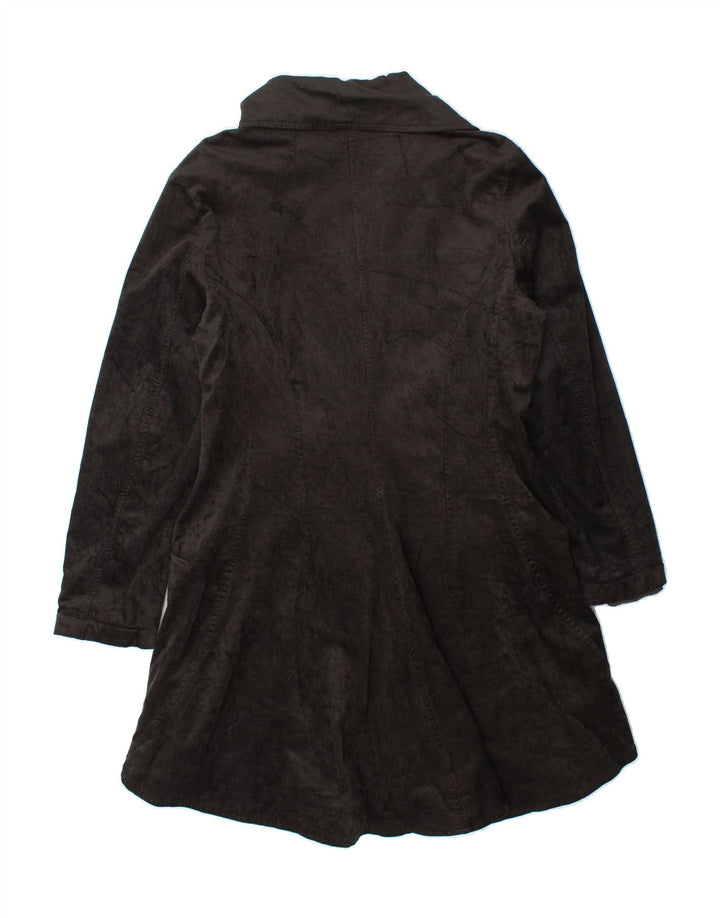 VINTAGE Womens Corduroy Overcoat EU 40 Medium Brown Cotton Vintage Vintage and Second-Hand Vintage from Messina Hembry 