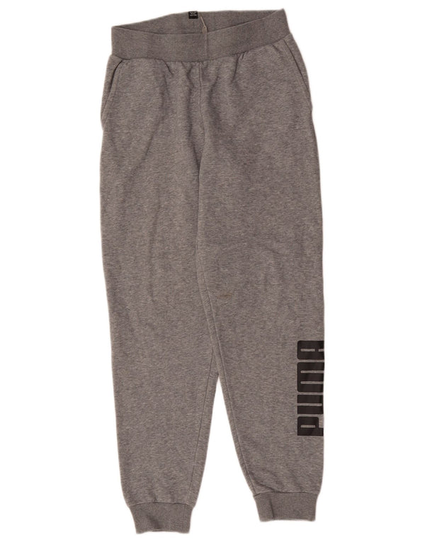 Calça de treino Puma Boys Graphic Joggers 13-14 anos cinza manchado