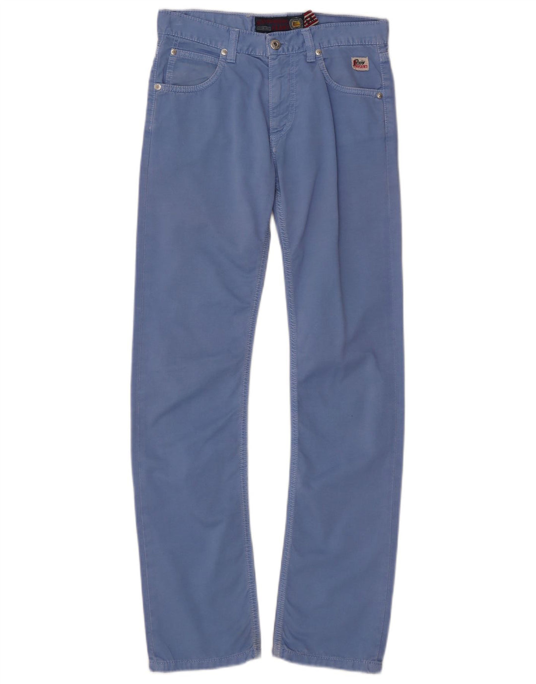 ROY ROGERS Calça casual masculina Seven Bell Slim 11-12 anos W27 L29 Azul