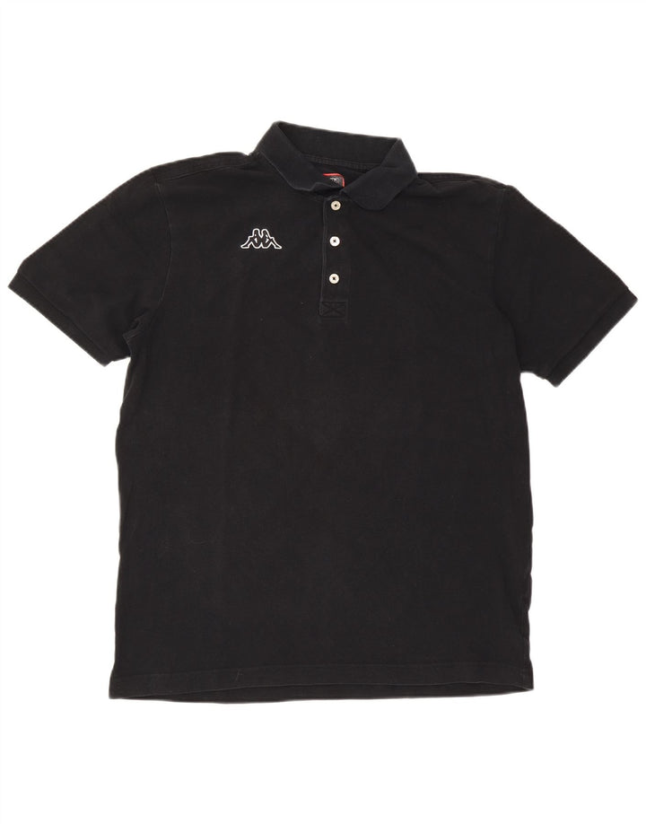 Camisa polo masculina Kappa XL algodão preto