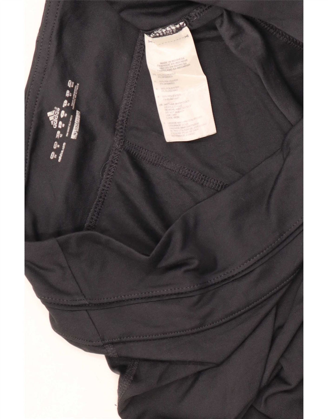 Adidas Womens Climalite Leggings UK 14 Médio Cinza Poliéster