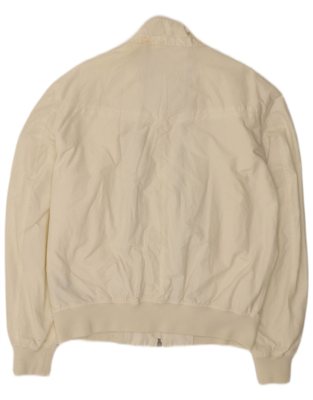 Jaqueta bomber masculina REFRIGUE UK 44 2XL algodão branco