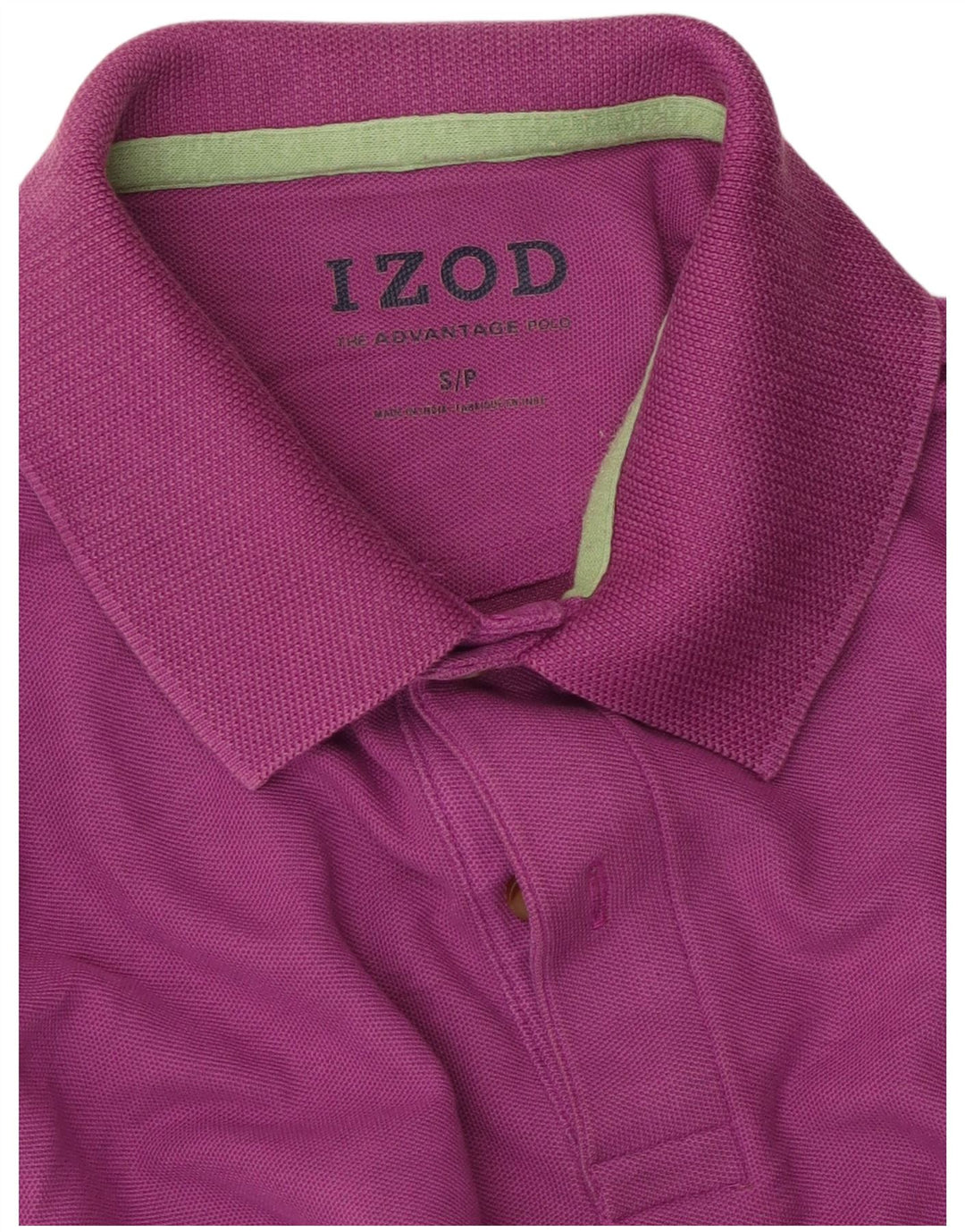 Camisa polo masculina IZOD pequena roxa