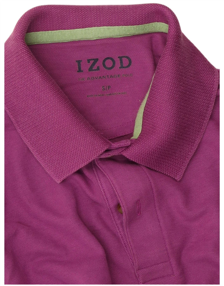 Camisa polo masculina IZOD pequena roxa