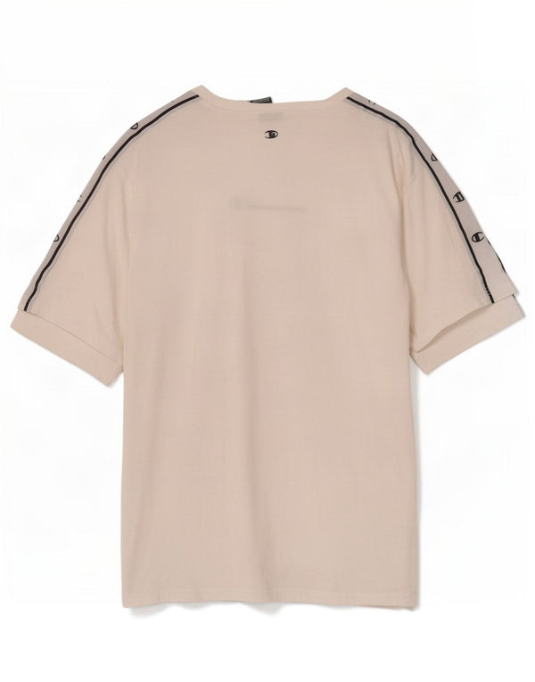 Camiseta masculina Champion Slim Fit com estampa gráfica XL algodão branco