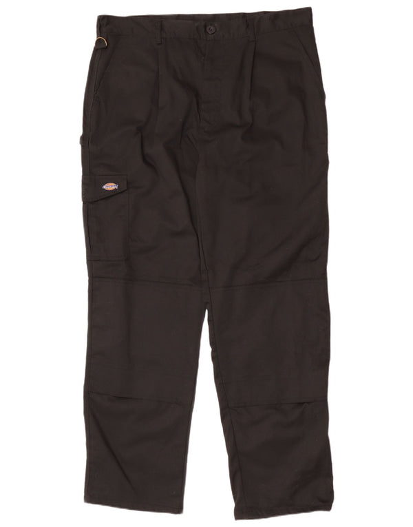 Calça Dickies Mens Redhawk Straight Cargo W40 L33 Poliéster Preto
