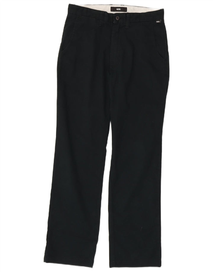 Calças Vans Mens Straight Chino W28 L30 Poliéster Preto