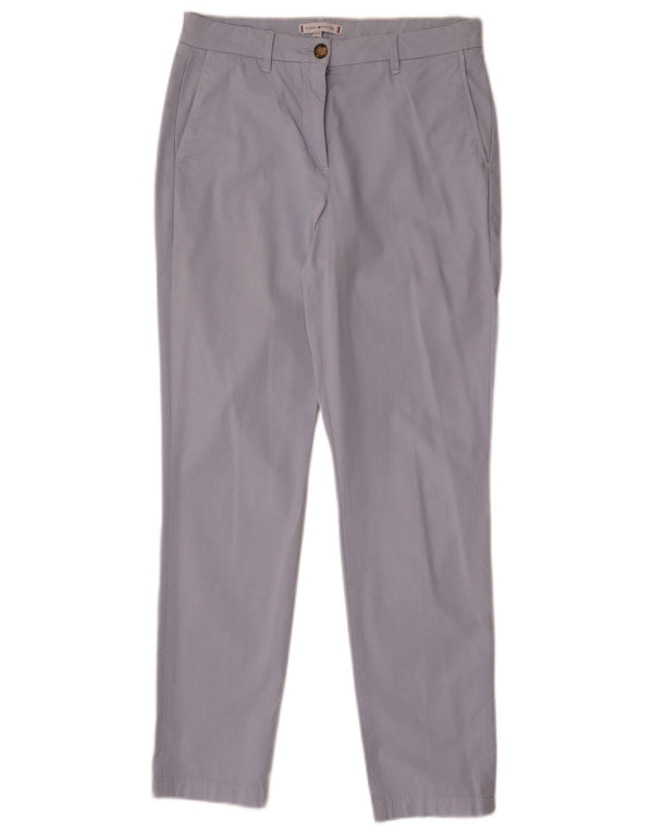 Tommy Hilfiger Calça Chino Feminina Slim UK 8 Pequeno W30 L29 Algodão Azul