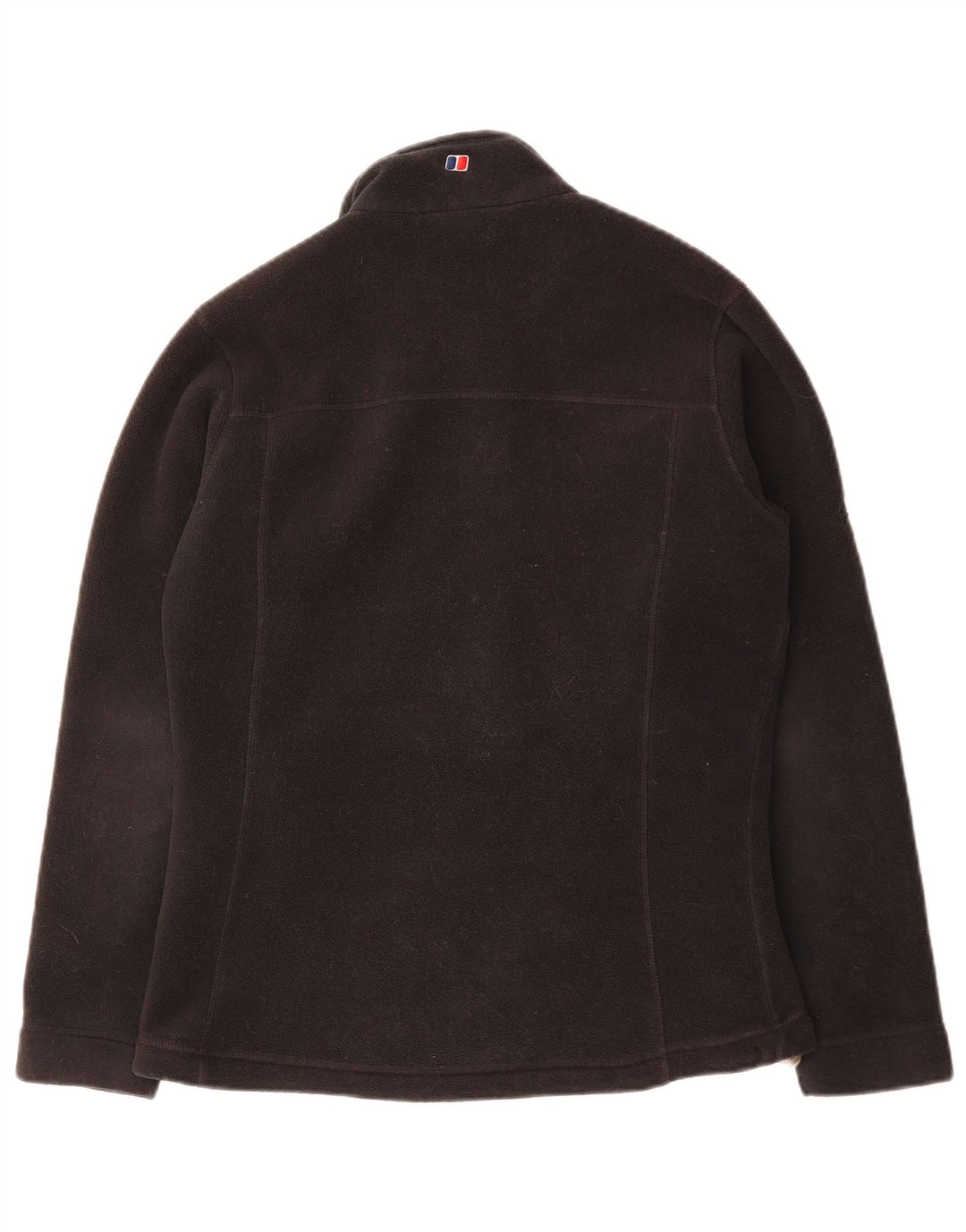 Jaqueta feminina de lã grande BERGHAUS UK 10 poliéster preto pequeno