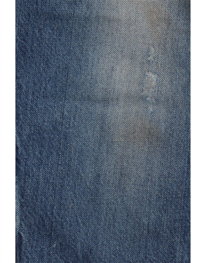 UNIFORM Mens Jeans soltos desgastados W30 L30 Azul