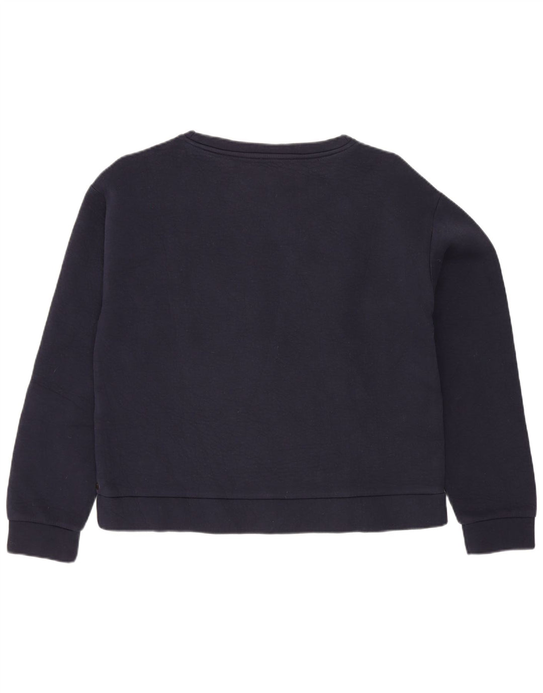 NORTH SAILS moletom feminino jumper UK 10 pequeno algodão azul marinho