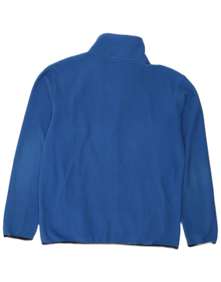 Jaqueta Asics Masculina Fleece UK 40 Grande Poliéster Azul