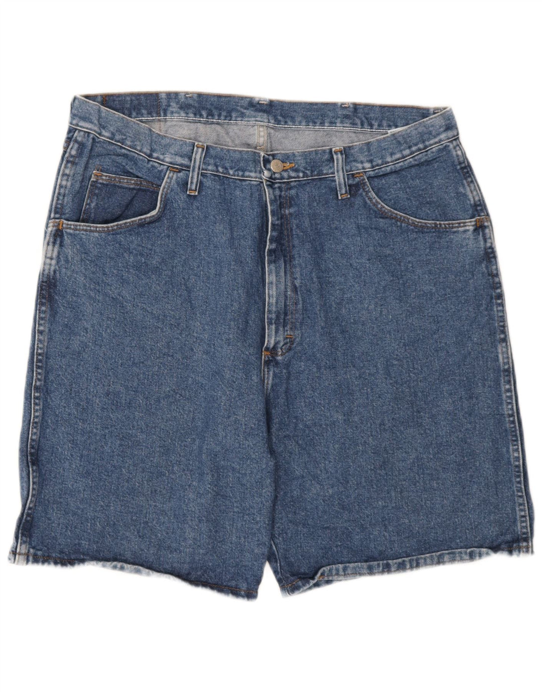 Shorts jeans Wrangler masculino W38 XL azul algodão
