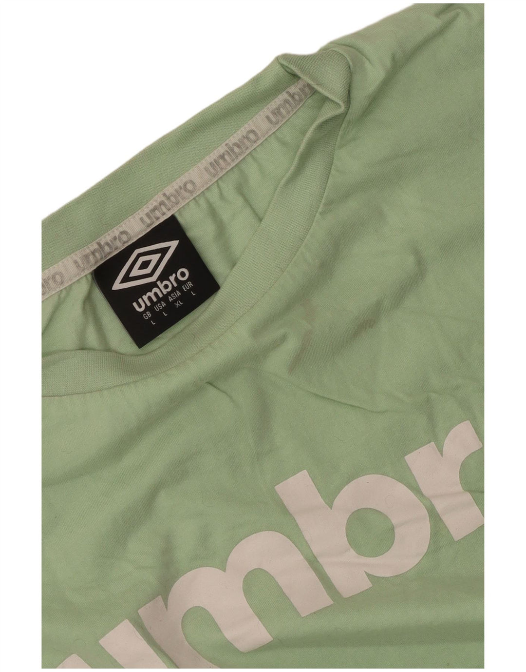 Umbro Womens Crop Graphic Vest Top Reino Unido 14 Grande Verde