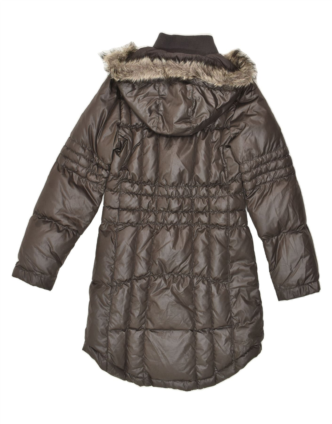 MEXX Womens Hooded Padded Coat UK 8 Small  Brown | Vintage Mexx | Thrift | Second-Hand Mexx | Used Clothing | Messina Hembry 