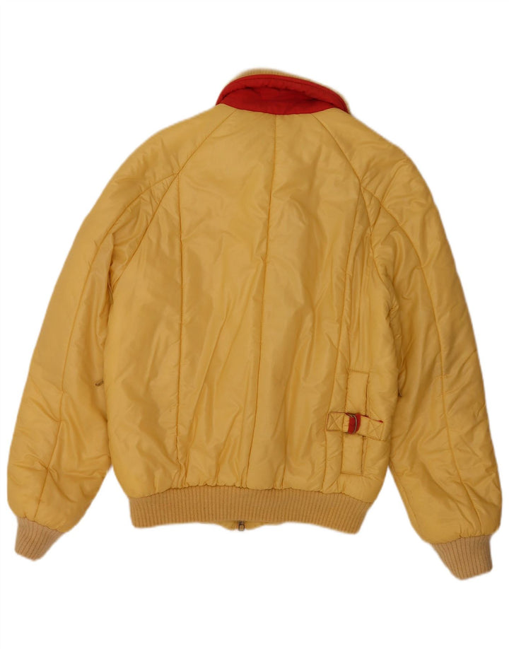 Jaqueta acolchoada masculina Ellesse IT 46 pequena amarela