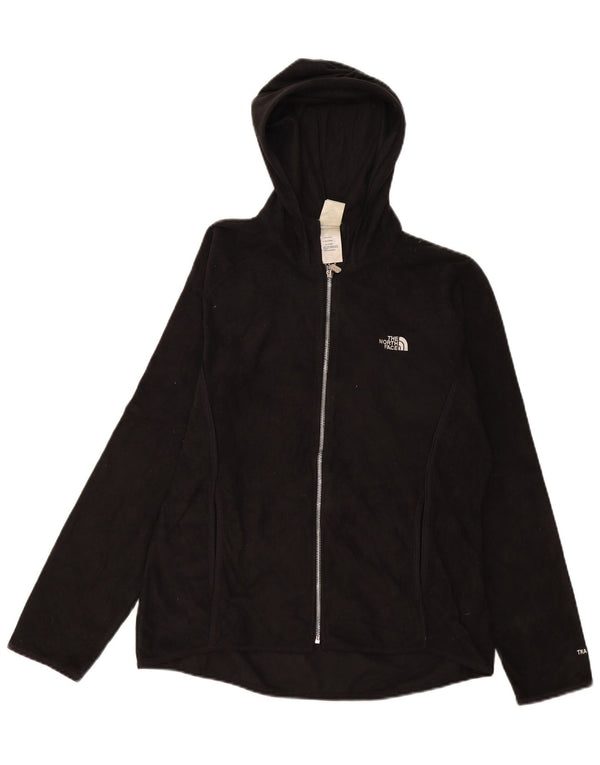 Jaqueta de lã com capuz feminina The North Face UK 18 XL poliéster preto