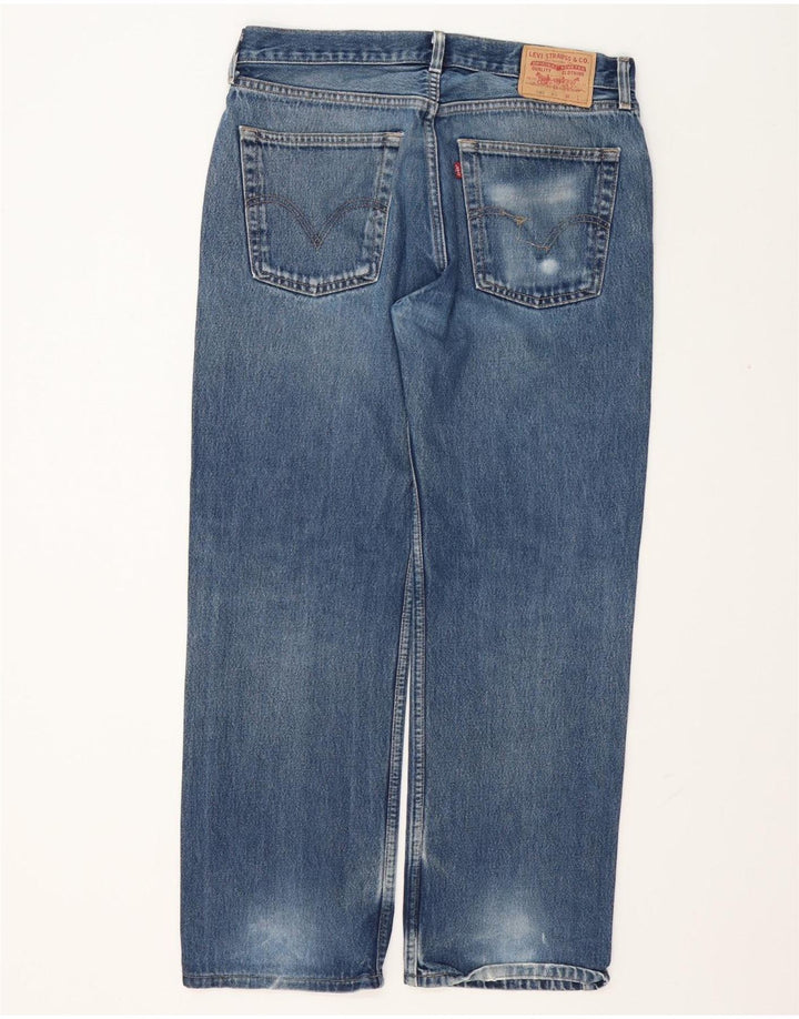 Levi's Masculino 582 Straight Jeans W34 L30 Azul Algodão