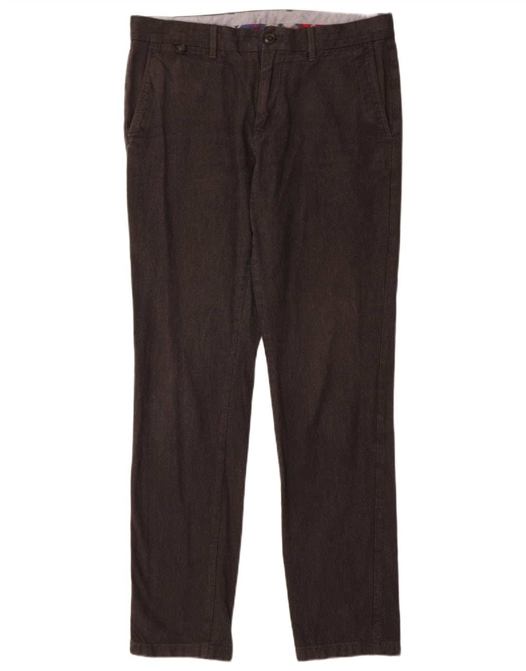 Calça Chino Masculina TOMMY HILFIGER W32 L32 Algodão Cinza