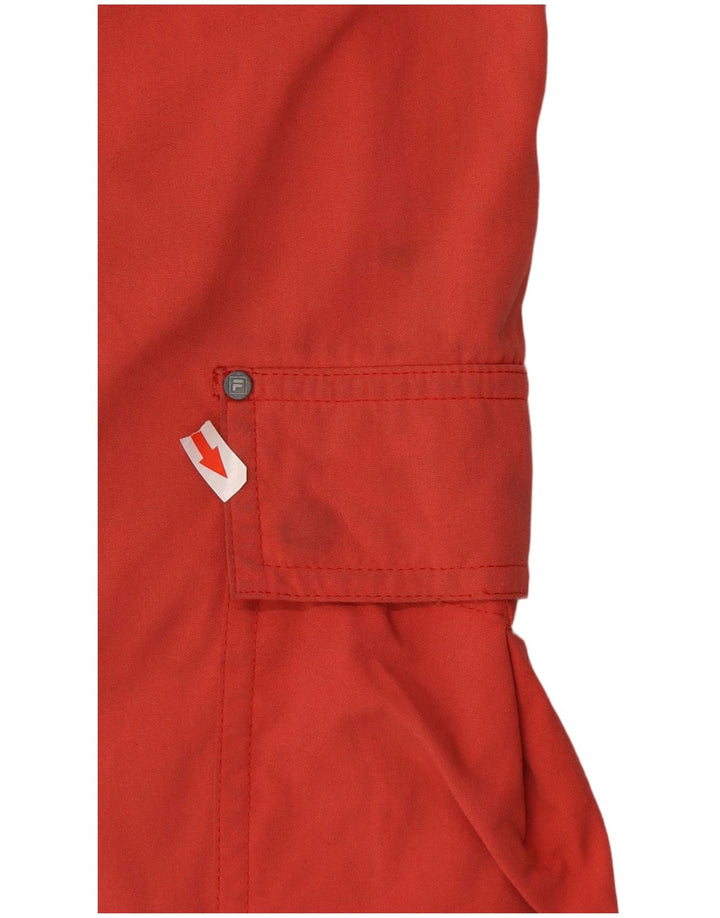 Fila Mens Cargo Shorts Médio W32 Vermelho