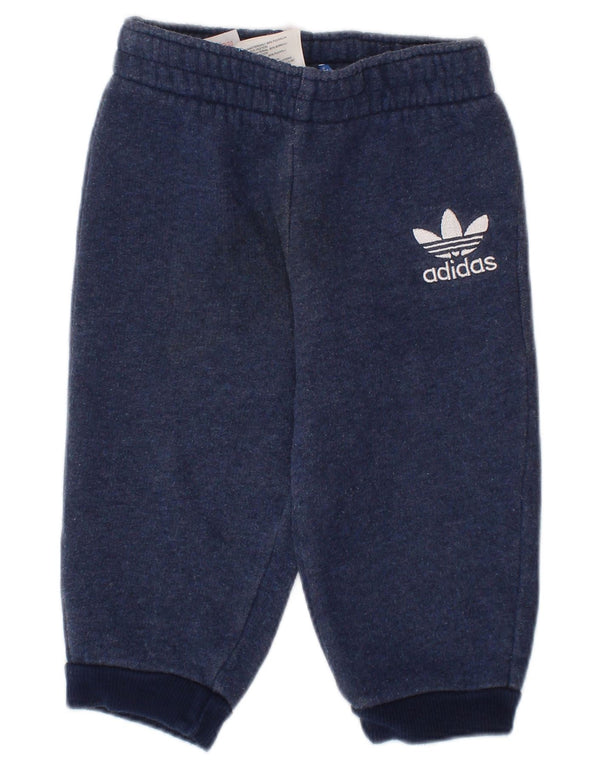 Calças de treino ADIDAS para bebés Meninos Graphic Joggers 6-9 Meses Azul Marinho
