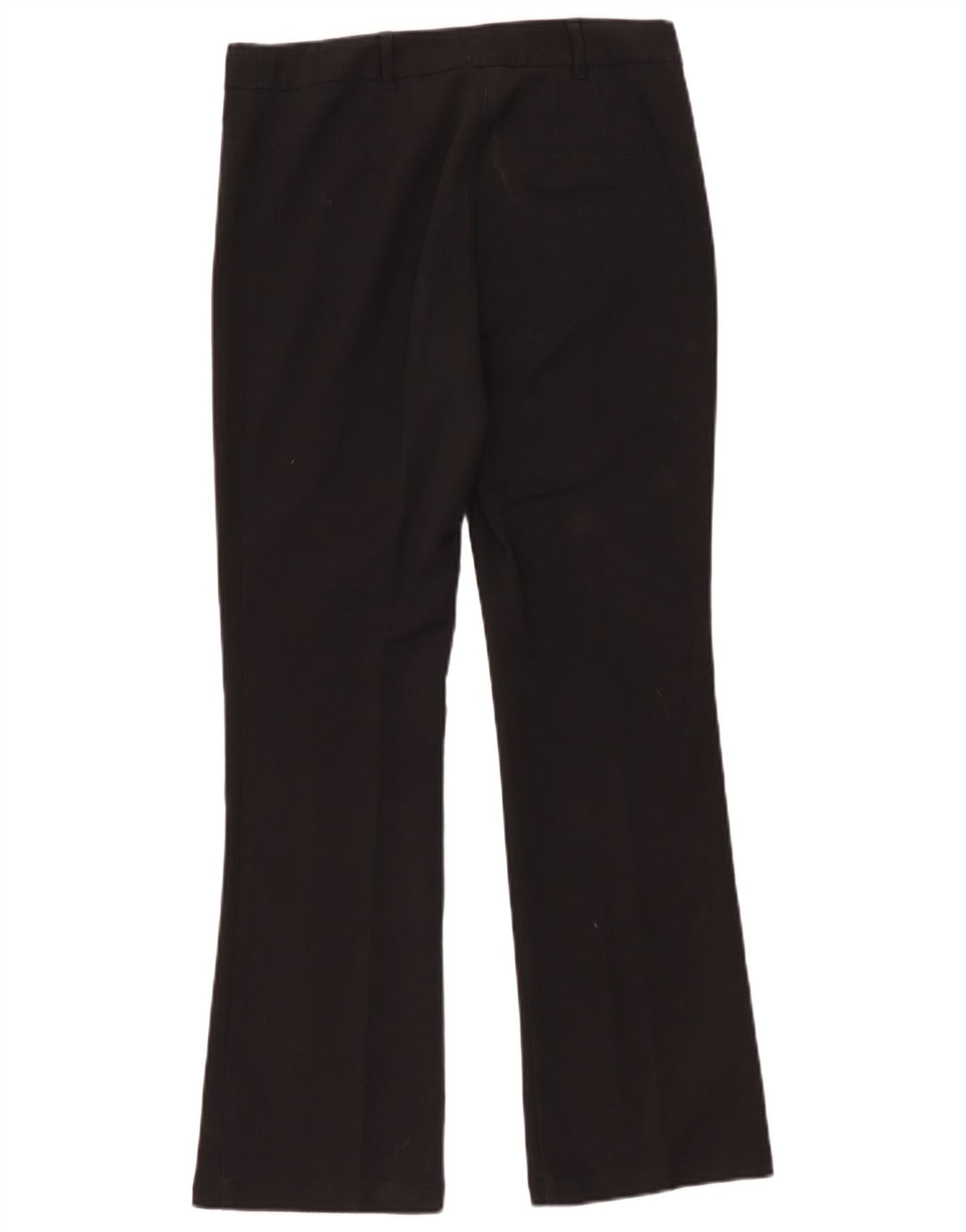 Calça casual feminina Marks & Spencer Bootcut Reino Unido 12 médio W32 L30 preta