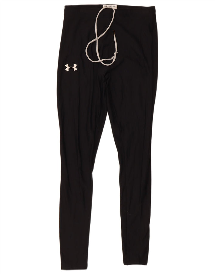Leggings femininas Under Armour pequenas pretas de nylon