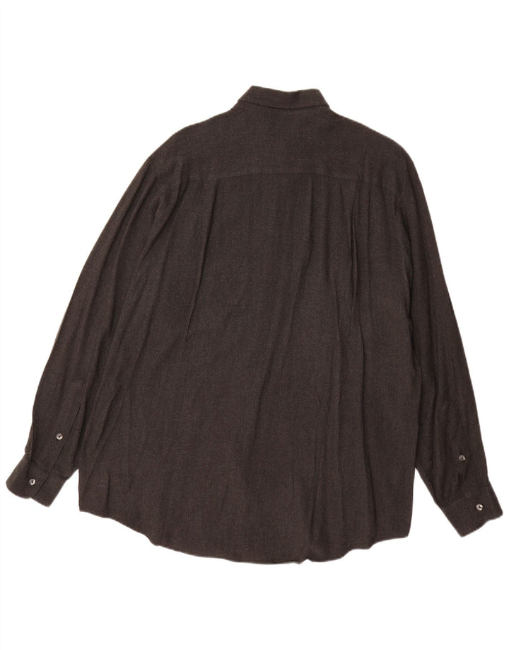 Camisa masculina VINTAGE grande viscose cinza