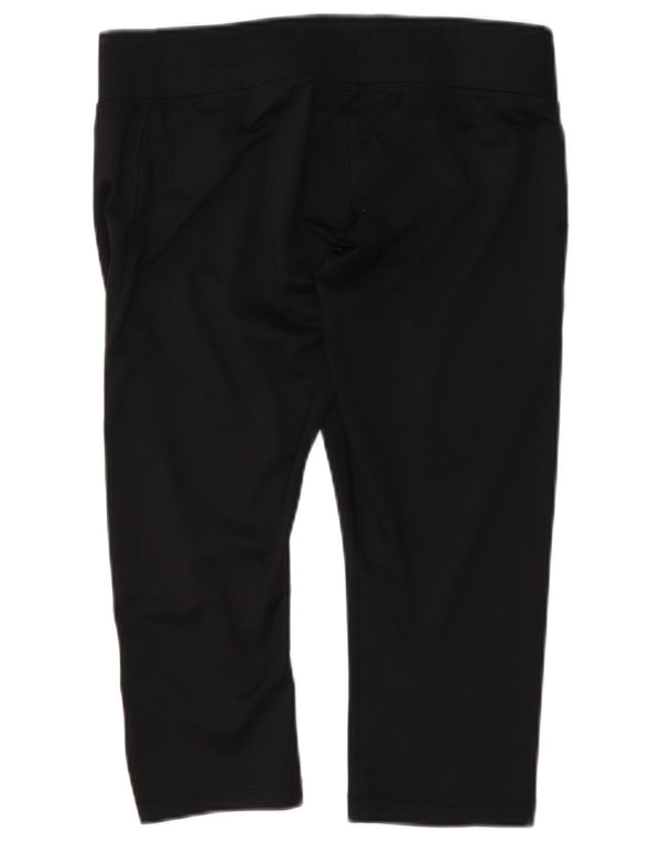 Calça de treino feminina Asics Capri UK 14 grande poliéster preto