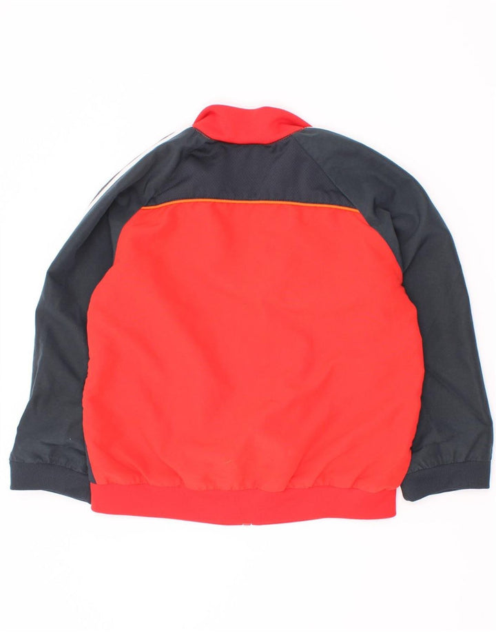Jaqueta Adidas Meninos Treino Top 3-4 Anos Vermelho Colorblock Poliéster