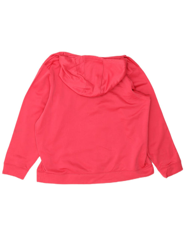 Under Armour Girls Leafs Hockey moletom com capuz solto 13-14 anos XL rosa