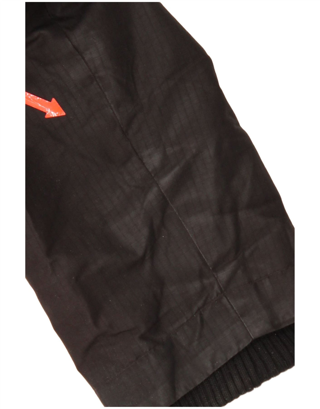 Jaqueta corta-vento com capuz feminina Superdry UK 14 grande poliéster preto