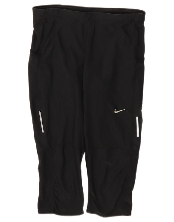 Leggings Nike Dri Fit Capri UK 12 Médio Preto Poliéster