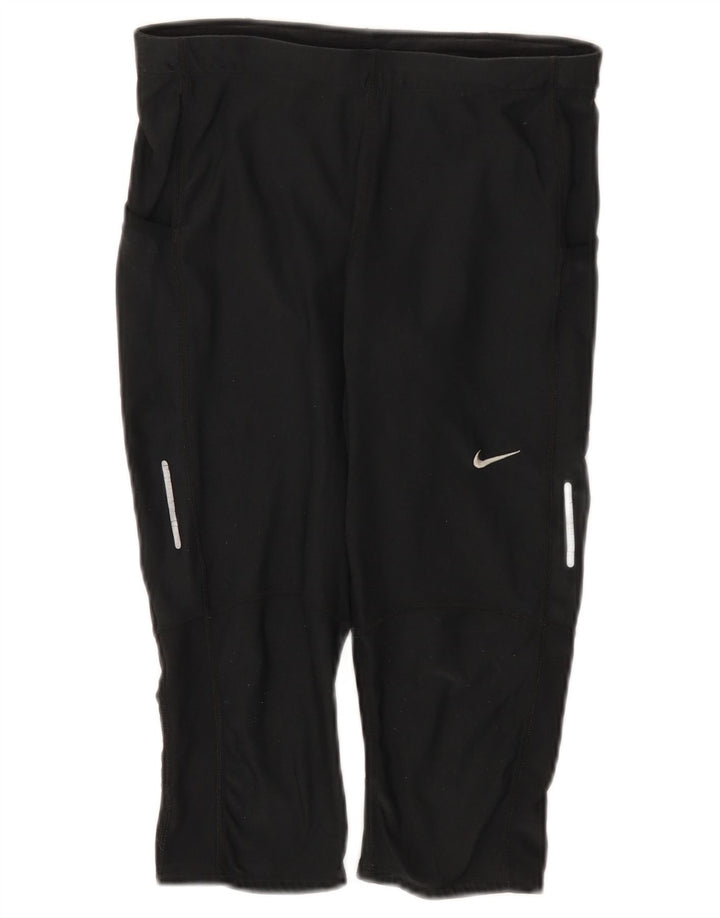 Leggings Nike Dri Fit Capri UK 12 Médio Preto Poliéster