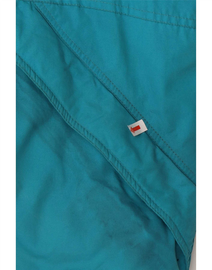 Jaqueta de esqui masculina com capuz Brugi UK 40 grande bloco colorido azul