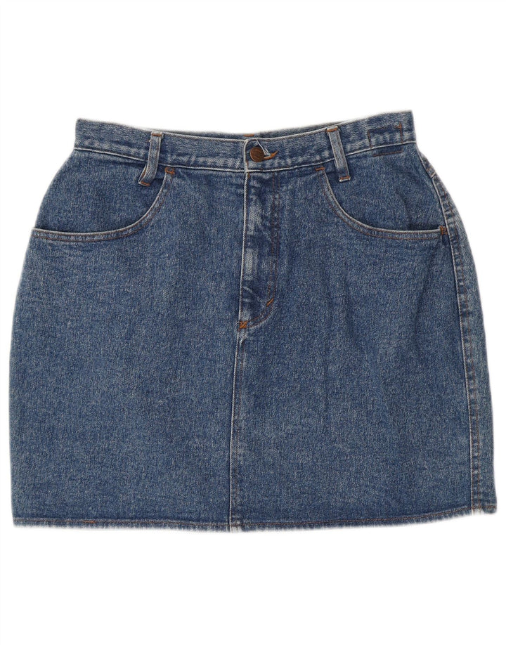 Saia jeans feminina BENETTON médio W28 azul