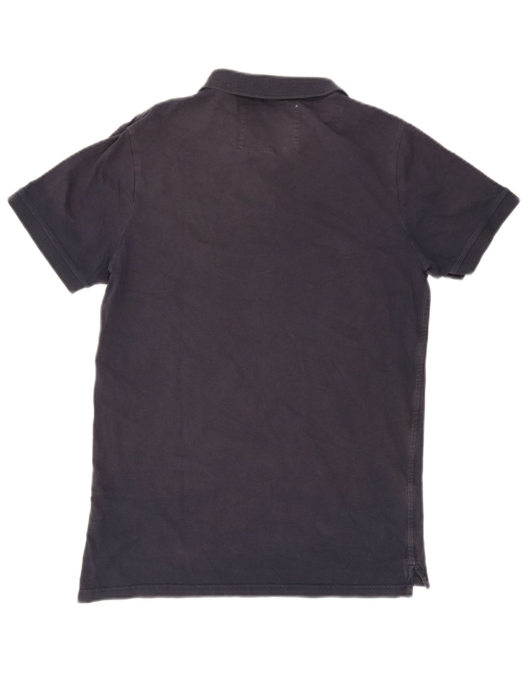 Camisa polo masculina Jack Wills pequena algodão azul marinho