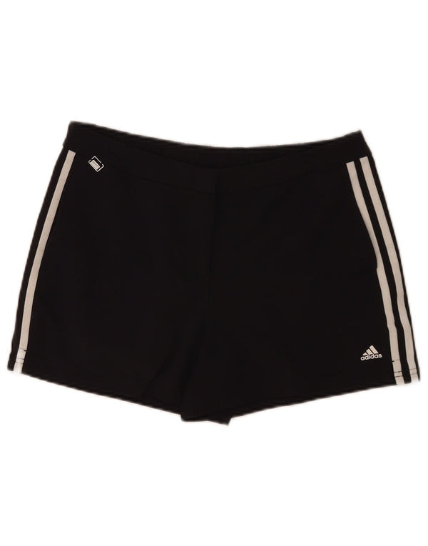 Shorts Adidas Feminino Climalite Casual UK 14 Grande W32 Preto Nylon